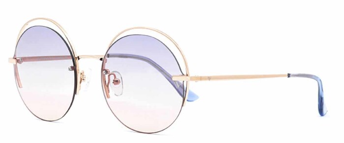 VINTAGE VTS 0152 C01 55 19 142 Kadın Yuvarlak Güneş Gözlüğü - VINTAGE