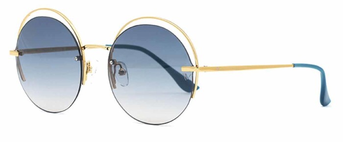 VINTAGE VTS 0152 C03 55 19 142 Kadın Yuvarlak Güneş Gözlüğü - VINTAGE