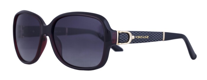 VINTAGE VTS 0217 C03 57 15 Kadın Oval Güneş Gözlüğü - VINTAGE